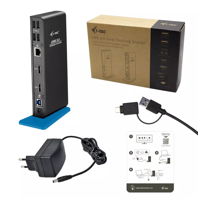 i-tec USB 3.0/USB-C Dual HDMI dokovacia stanica