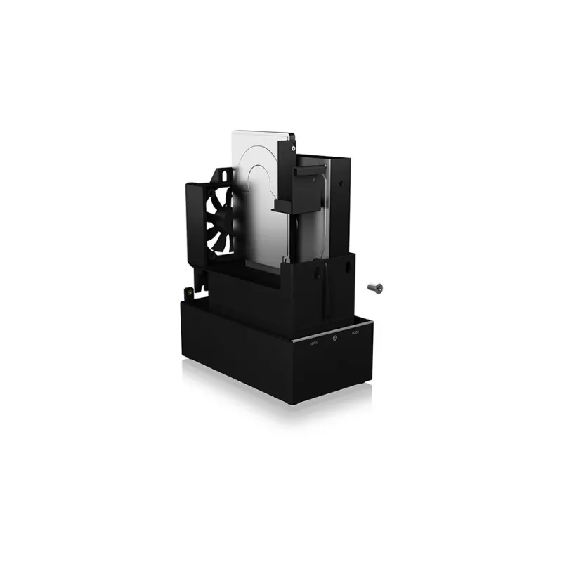 ICY BOX IB-RD3621-C31 diskové pole 0 TB desktop čierny