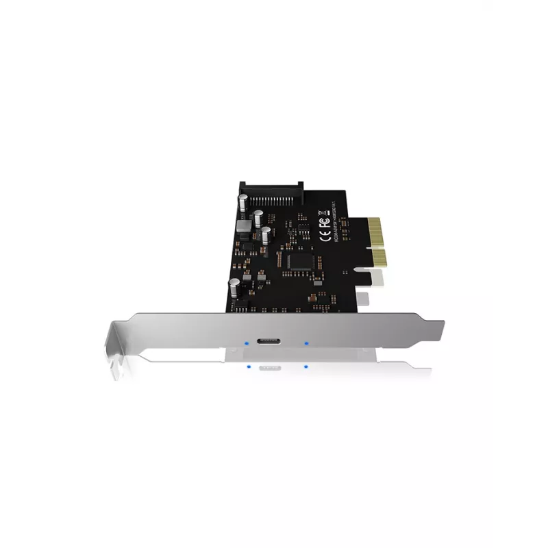 ICY BOX IB-PCI1901-C32 radičová karta PCIe 3.0 x4, 1x USB-C 3.2 Gen 2x2, čierna