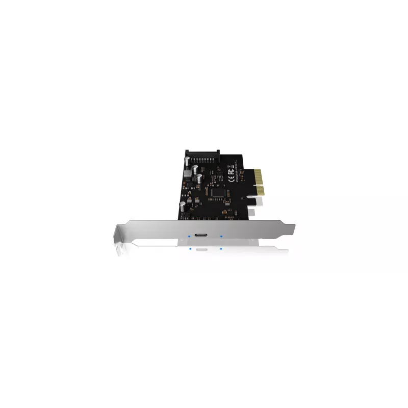 ICY BOX IB-PCI1901-C32 radičová karta PCIe 3.0 x4, 1x USB-C 3.2 Gen 2x2, čierna