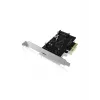 ICY BOX IB-PCI1901-C32 radičová karta PCIe 3.0 x4, 1x USB-C 3.2 Gen 2x2, čierna