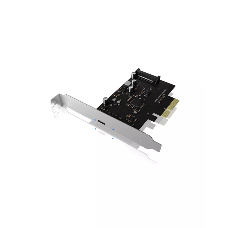 ICY BOX IB-PCI1901-C32 radičová karta PCIe 3.0 x4, 1x USB-C 3.2 Gen 2x2, čierna