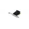 ICY BOX IB-PCI1901-C32 radičová karta PCIe 3.0 x4, 1x USB-C 3.2 Gen 2x2, čierna