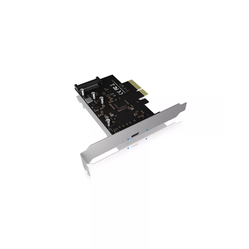 ICY BOX IB-PCI1901-C32 radičová karta PCIe 3.0 x4, 1x USB-C 3.2 Gen 2x2, čierna