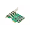 DIGITUS USB PCIe rozširujúca karta USB 3.0, 4-port A/F, čipset: VL805, vlastné napájanie