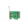 DIGITUS USB PCIe rozširujúca karta USB 3.0, 4-port A/F, čipset: VL805, vlastné napájanie
