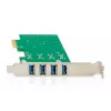 DIGITUS USB PCIe rozširujúca karta USB 3.0, 4-port A/F, čipset: VL805, vlastné napájanie
