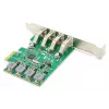 DIGITUS USB PCIe rozširujúca karta USB 3.0, 4-port A/F, čipset: VL805, vlastné napájanie