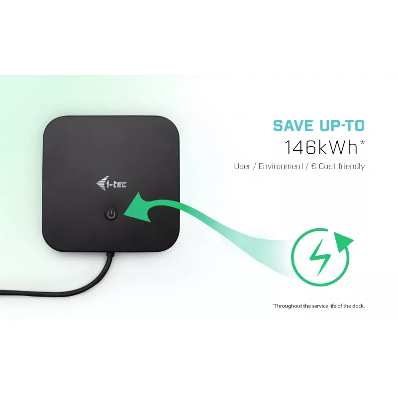 i-tec USB-C Dual Display dokovacia stanica s Power Delivery 100 W + univerzálna nabíjačka 100 W