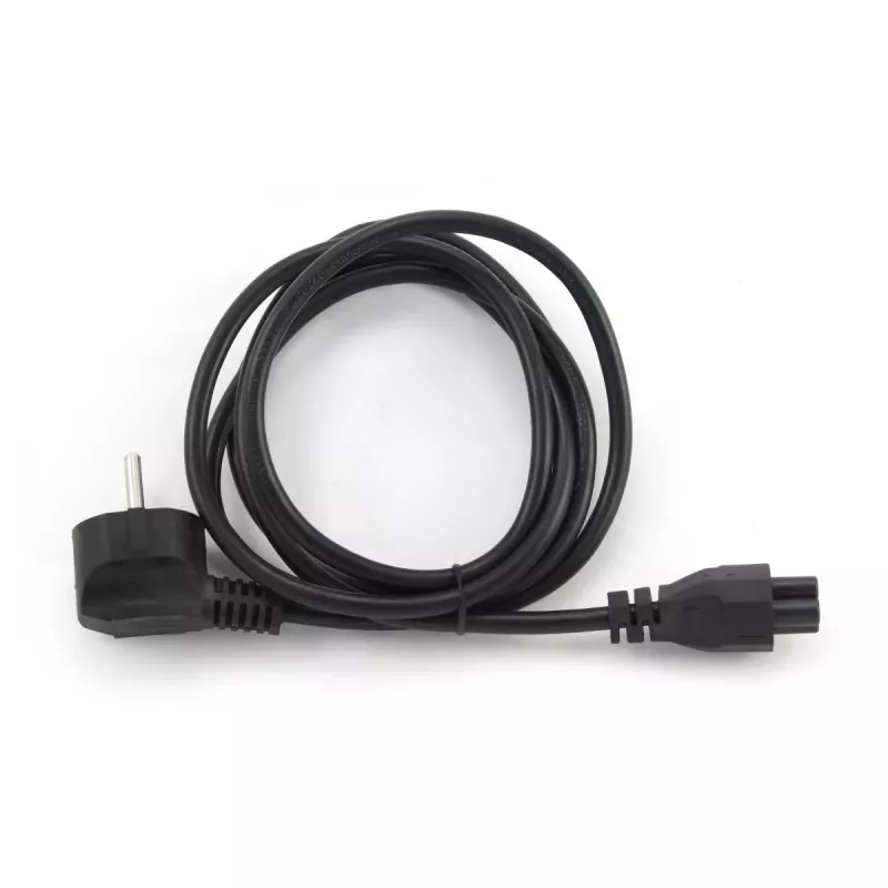 Napájací kábel GEMBIRD PC-186-ML12-1M — 1 m, CEE7/7 (konektor samec) na C5 konektor samica, čierny