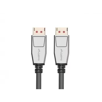 Lanberg CA-DPDP-20CU-0018-BK kábel DisplayPort 1.4 M/M 1,8 m, 8K 60 Hz, HDR, pozlátené konektory, čierny