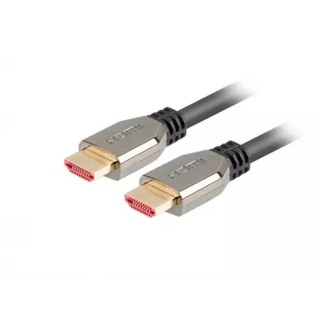 Lanberg CA-HDMI-30CU-0018-BK kábel HDMI v2.1, 1,8 m, 8K 60 Hz, čierny