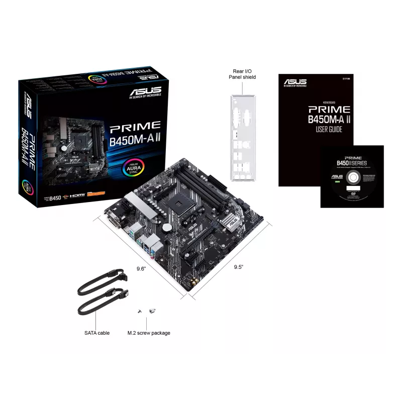 Základná doska ASUS PRIME B450M-A II AMD B450 Socket AM4 micro ATX