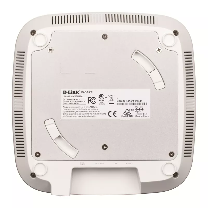 D-Link Wireless AC2300 Wave2 Dual-Band PoE Access Point, 2,4 GHz, 5 GHz, 1700 Mbit/s, 64-bit WEP, 128-bit WEP, WPA2, 10/100/1000 Mbit/s