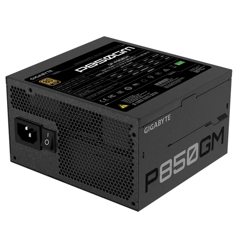 GIGABYTE P850GM napájací zdroj 850 W 20+4 pin ATX ATX čierny