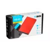 Puzdro na HDD/SSD IBOX HD-05 červená 2,5 inch — USB 3.2 Gen 1 (5 Gbit/s), JMicron JMS578, až do 10 TB