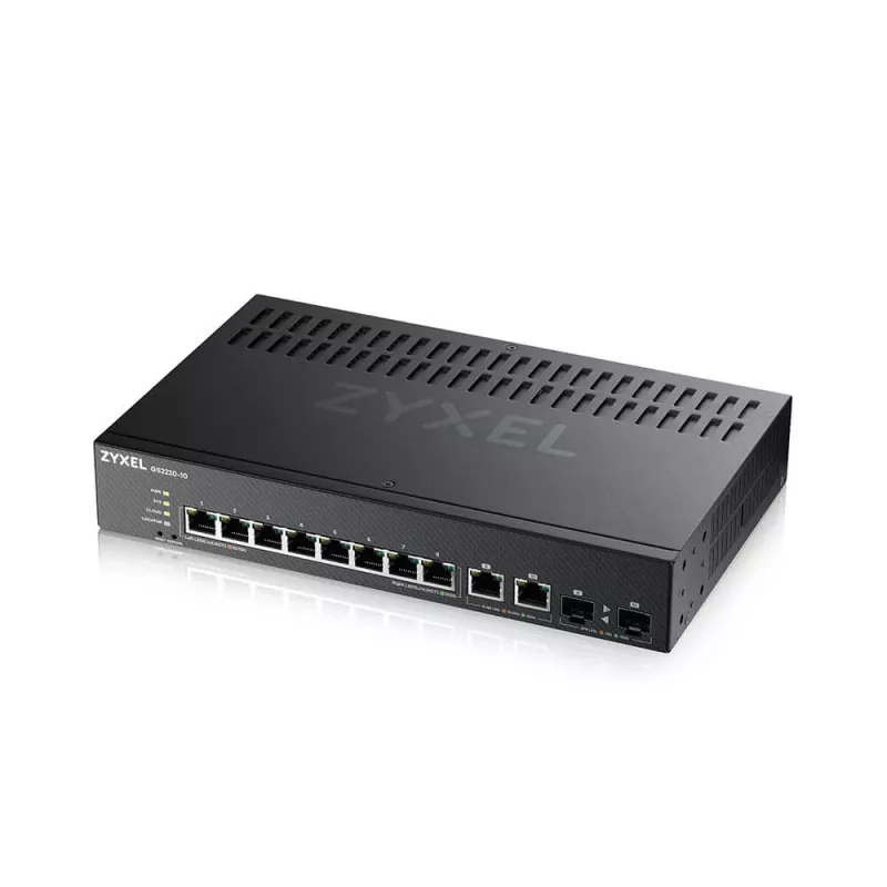 Zyxel GS2220-10-EU0101F sieťový switch Managed L2 Gigabit Ethernet (10/100/1000) čierna