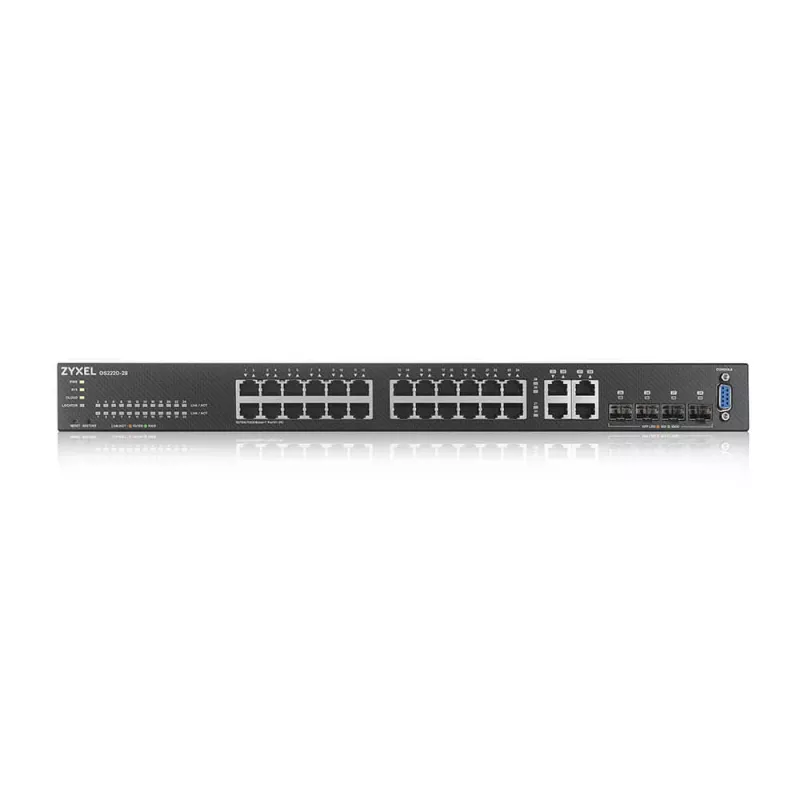 Zyxel GS2220-28-EU0101F sieťový switch Managed L2 Gigabit Ethernet (10/100/1000) čierna