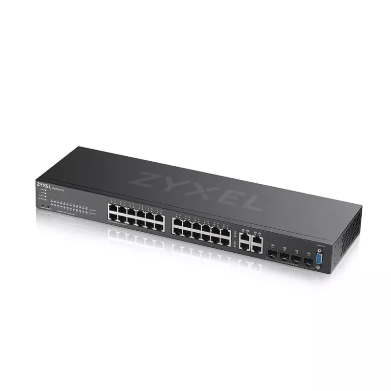 Zyxel GS2220-28-EU0101F sieťový switch Managed L2 Gigabit Ethernet (10/100/1000) čierna