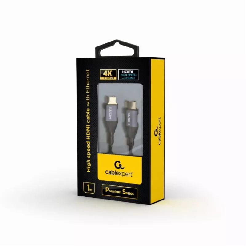 GEMBIRD High Speed HDMI kábel s Ethernetom - Premium séria, 1 m