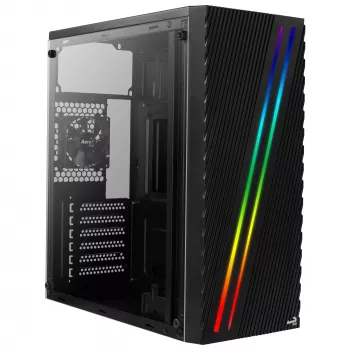 Aerocool Streak Midi Tower čierna
