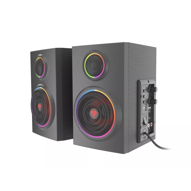 GENESIS Helium 300 BT reproduktorová sada 24 W PC/notebook čierna 2.0 kanály 2-pásmové Bluetooth