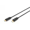 DIGITUS HDMI AOC hybridný vláknový prepojovací kábel, Type-A konektor samec/samec, 10 m, UHD 8K@60Hz, CE, čierna