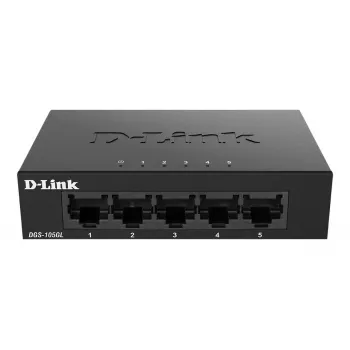 D-Link DGS-105GL/E sieťový switch neřízený Gigabit Ethernet (10/100/1000) čierna