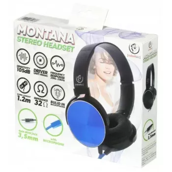 Stereo slúchadlá Rebeltec MONTANA BLU