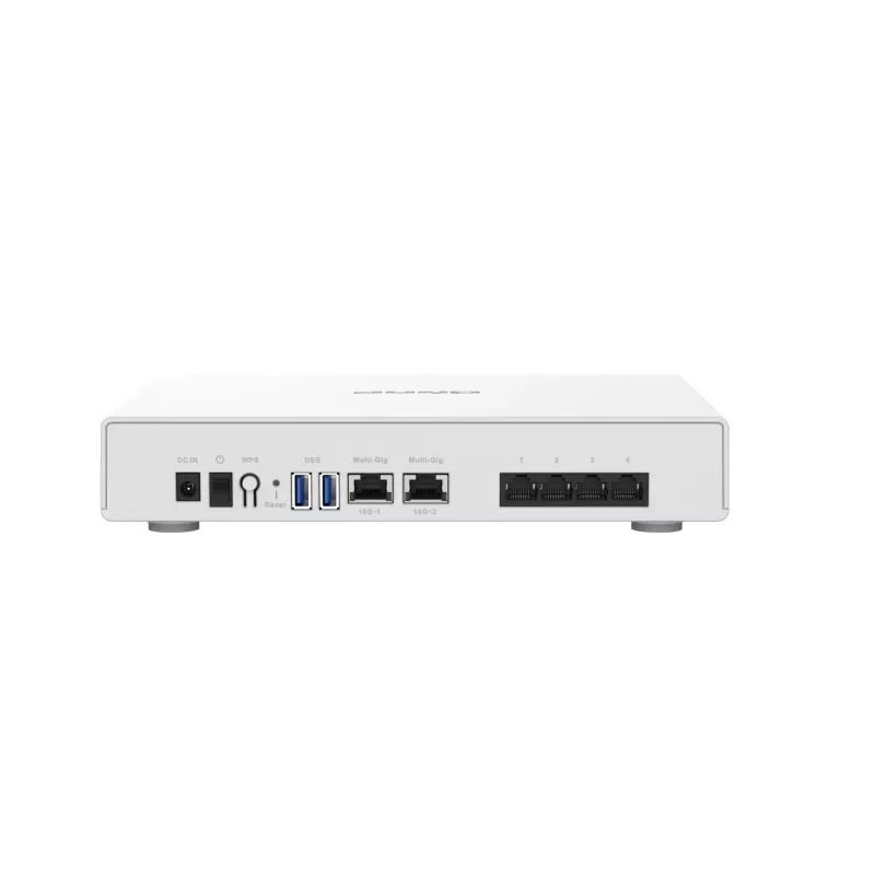 QNAP QHora-301W Wireless router 10 Gigabit Ethernet Dualband (2,4 GHz / 5 GHz) biely