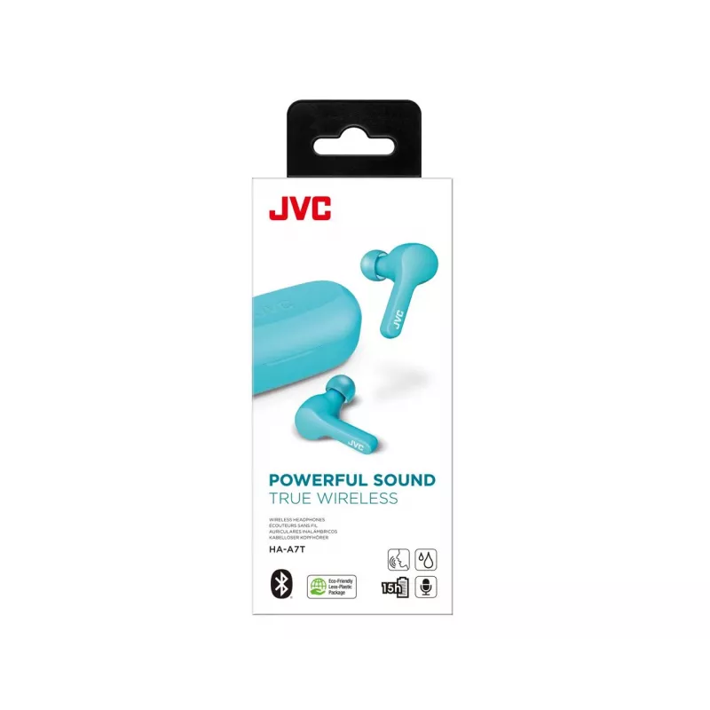 Slúchadlá JVC HA-A7T-AN True Wireless Stereo (TWS) In-Ear telefonovanie/hudba Micro-USB Bluetooth modrá