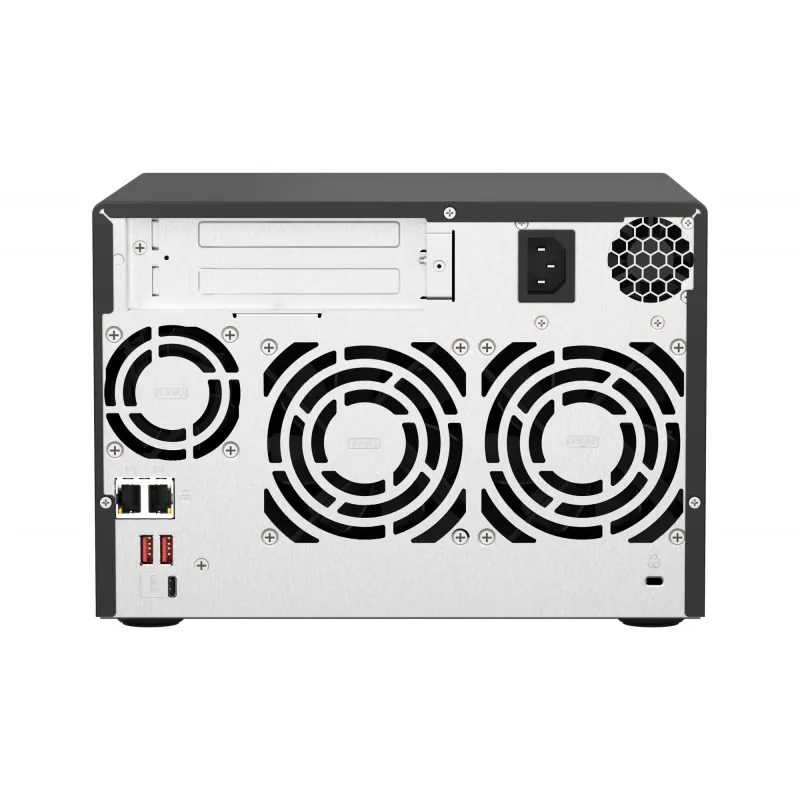 QNAP TS-673A NAS Tower Ryzen Embedded V1500B 8 GB DDR4 0 TB QNAP Turbo System čierny