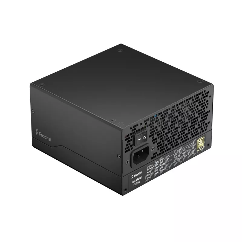Fractal Design Ion+ 750W Gold napájací zdroj 24-pin ATX ATX čierny