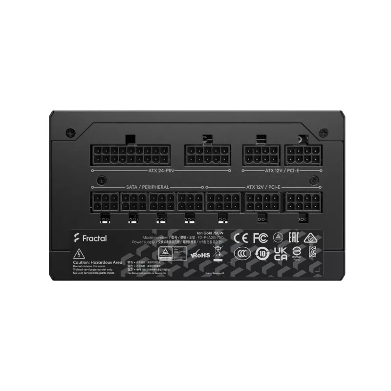 Fractal Design Ion+ 750W Gold napájací zdroj 24-pin ATX ATX čierny