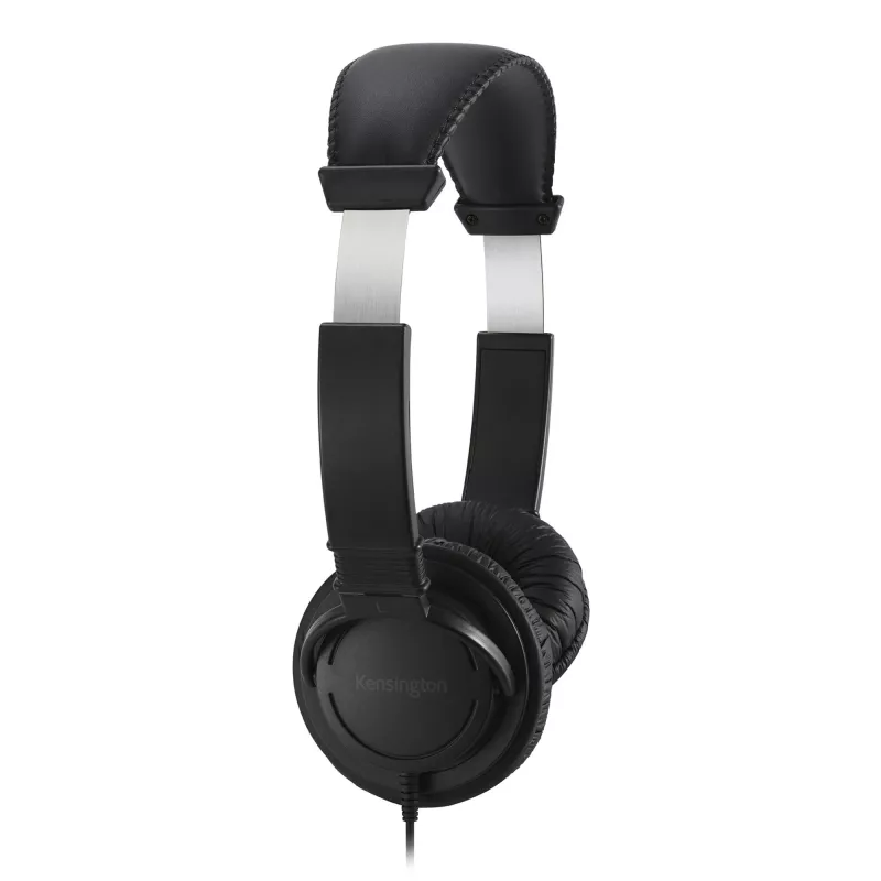 Kensington Classic USB-C headset s mikrofónom, káblový, telefonovanie/hudba, headset, čierny