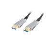 Lanberg CA-HDMI-20FB-0400-BK aktívny optický (AOC) kábel HDMI 2.0, 40 m, typ A samec-samec, 4K 60 Hz (3840x2160), 18 Gbit/s, Ethernet, čierny