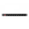 Jednotka rozvodu napájania PDU Lanberg PDU-08F-0200-BK
