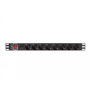 Jednotka rozvodu napájania PDU Lanberg PDU-08F-0200-BK