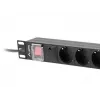 Jednotka rozvodu napájania PDU Lanberg PDU-08F-0200-BK