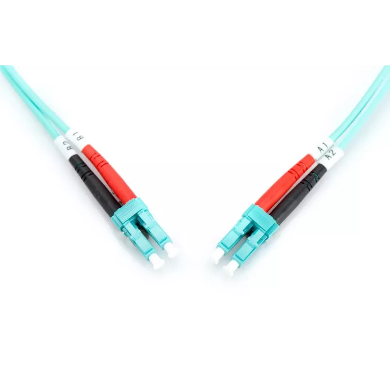 DIGITUS optický patch kábel, LC na LC multimode 50/125 µ, duplex dĺžka 2m trieda OM3