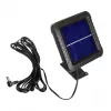 Solárny LED reflektor MACLEAN MCE438, 5 W, 400 lm, IP44, Li-Ion 5,2 V, nástenný, biele svetlo, čierny