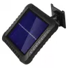 Solárny LED reflektor MACLEAN MCE438, 5 W, 400 lm, IP44, Li-Ion 5,2 V, nástenný, biele svetlo, čierny