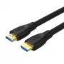 HDMI kábel Unitek C11043BK 10 m, HDMI Type-A konektor samec–samec, HDMI 2.0, 18 Gbit/s, pozlátené kontakty, čierny