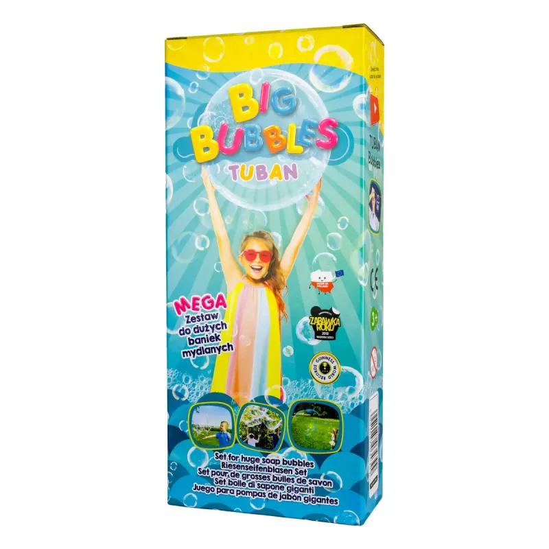 Sada na bubliny Tuban MEGA SET FOR BIG BUBBLES odporúčaný vek 3 roky