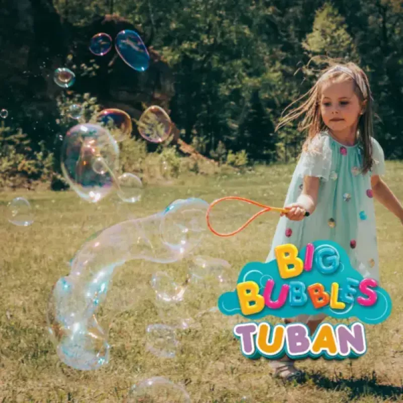 Sada na bubliny Tuban MEGA SET FOR BIG BUBBLES odporúčaný vek 3 roky