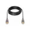 DIGITUS DisplayPort AOC hybridný sklenený optický kábel M/M UHD 8K@60Hz, CE, čierny 20m