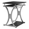 Techly Compact Desk pre PC s vyberateľným výsuvom na klávesnicu, čierny grafit ICA-TB 328BK