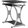 Techly Compact Desk pre PC s vyberateľným výsuvom na klávesnicu, čierny grafit ICA-TB 328BK
