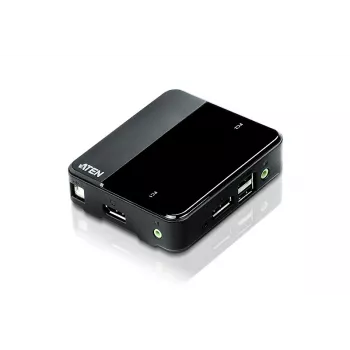 ATEN 2-portový USB 4K DisplayPort 1.2 KVM switch (KVM kábel v balení)