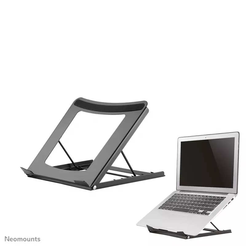 Neomounts NSLS075 čierny stojan na notebook 10-16 inch – skladací – kompaktný – univerzálny